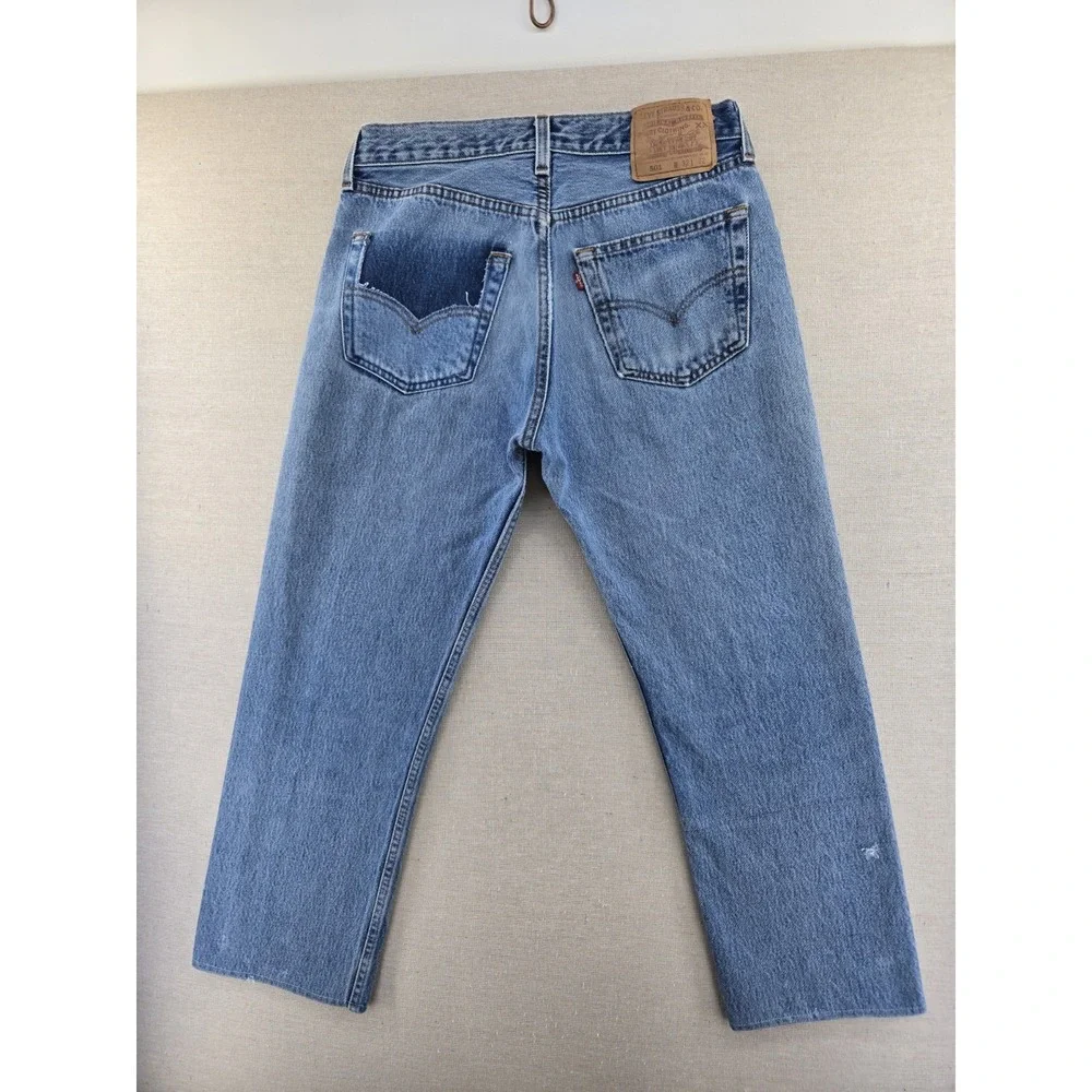 Vtg 90s Levi's 501 Jeans Mens 32 Short Fits 30.5x25